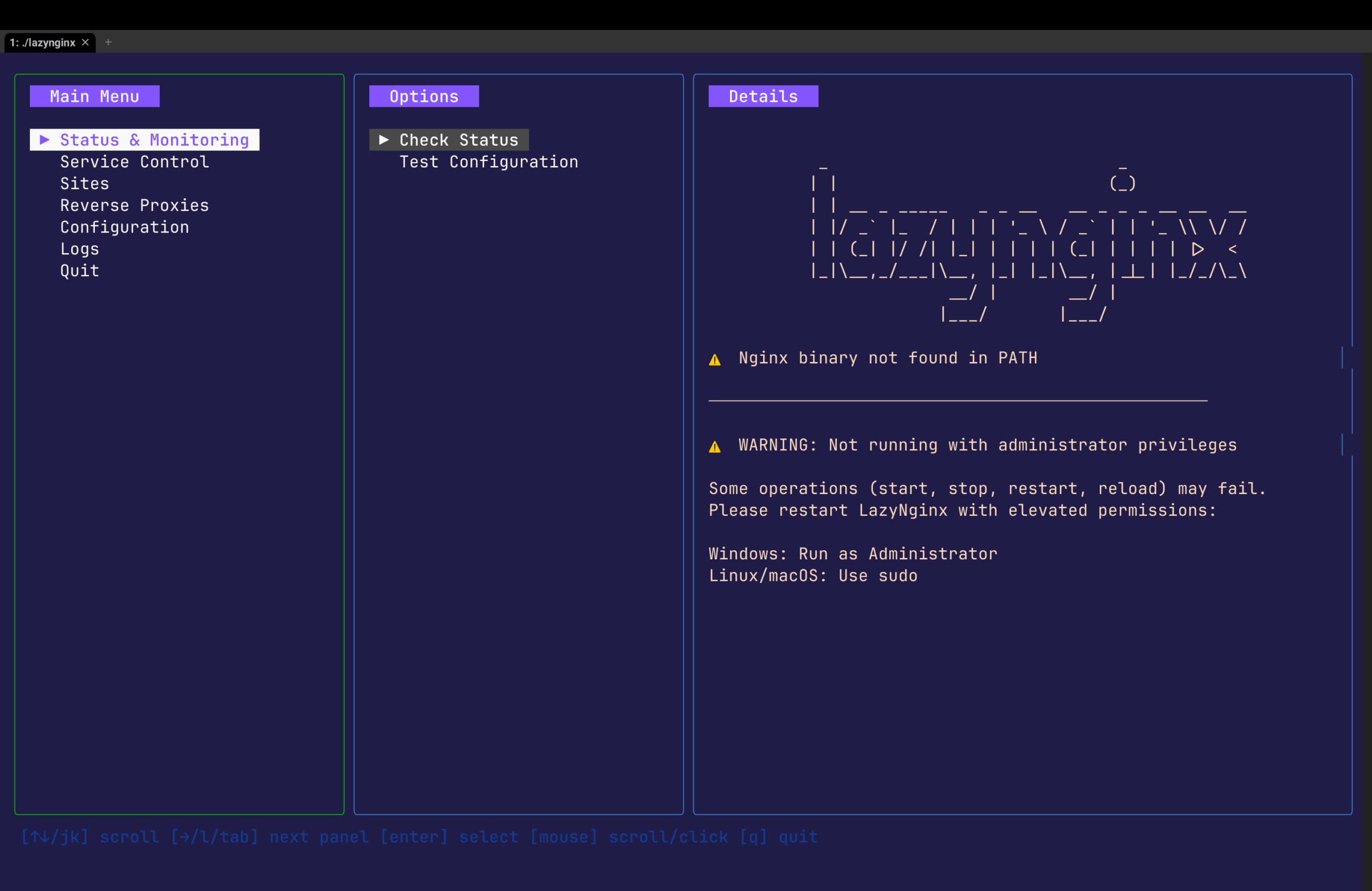 LazyNginx in action
