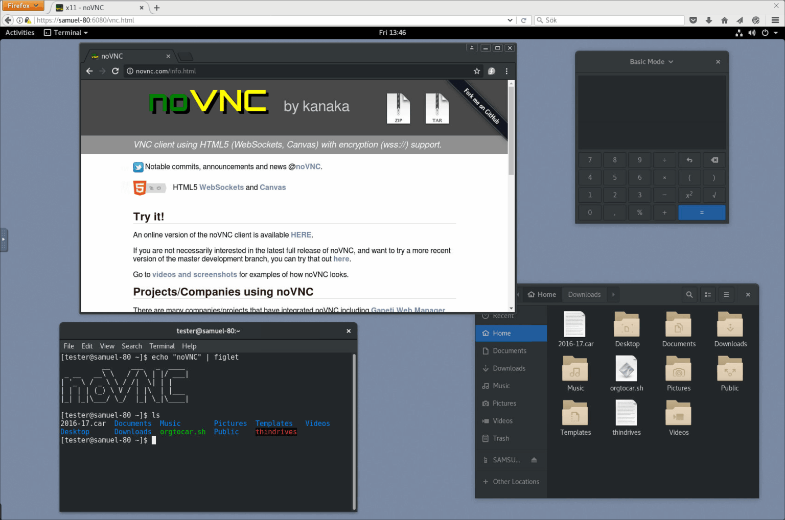 noVNC - VNC client web application - LinuxLinks