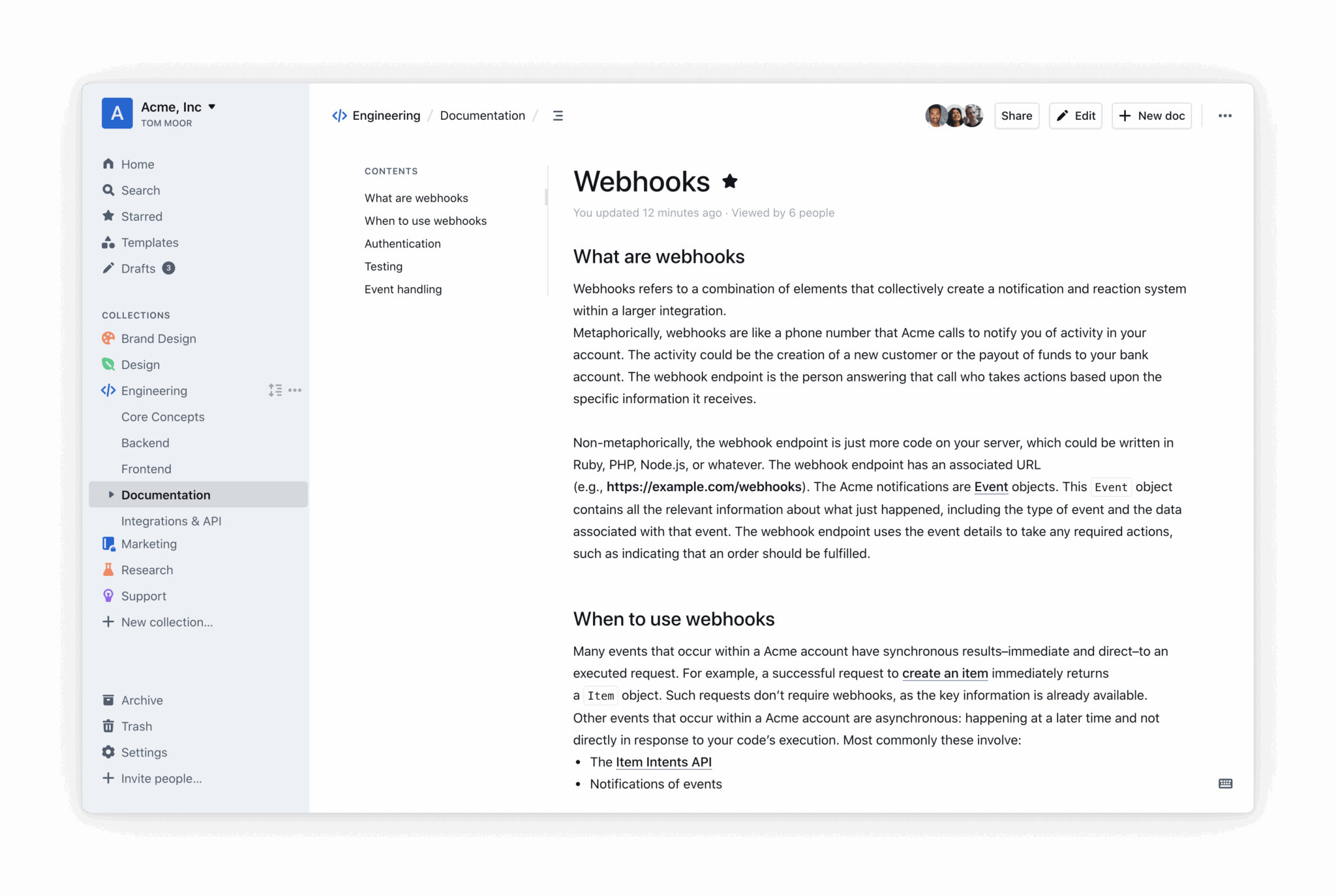 Outline - team knowledge base and documentation platform - LinuxLinks