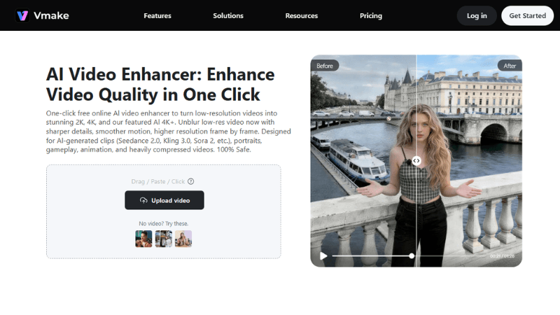 How to Turn Old SD Videos into HD With Vmake Video Enhancer