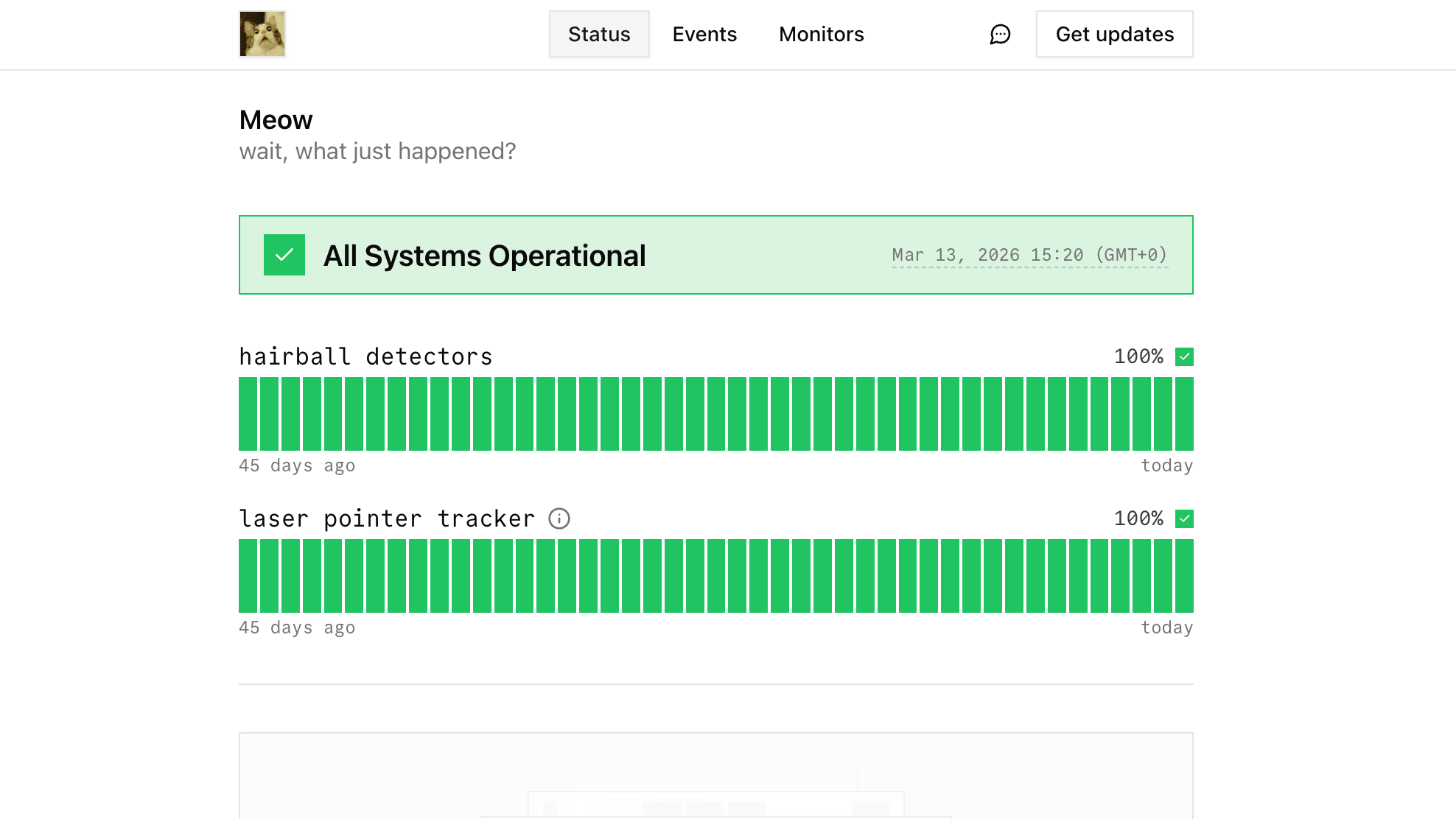 openstatus in action