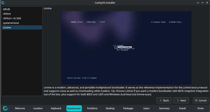Installing CachyOS