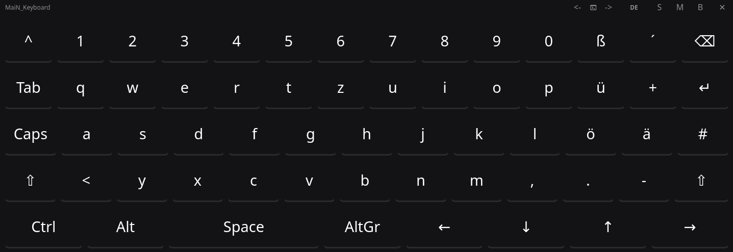 MaiN_Keyboard in action