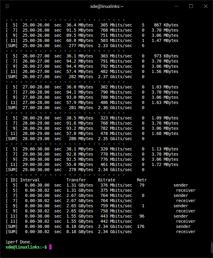 iperf3