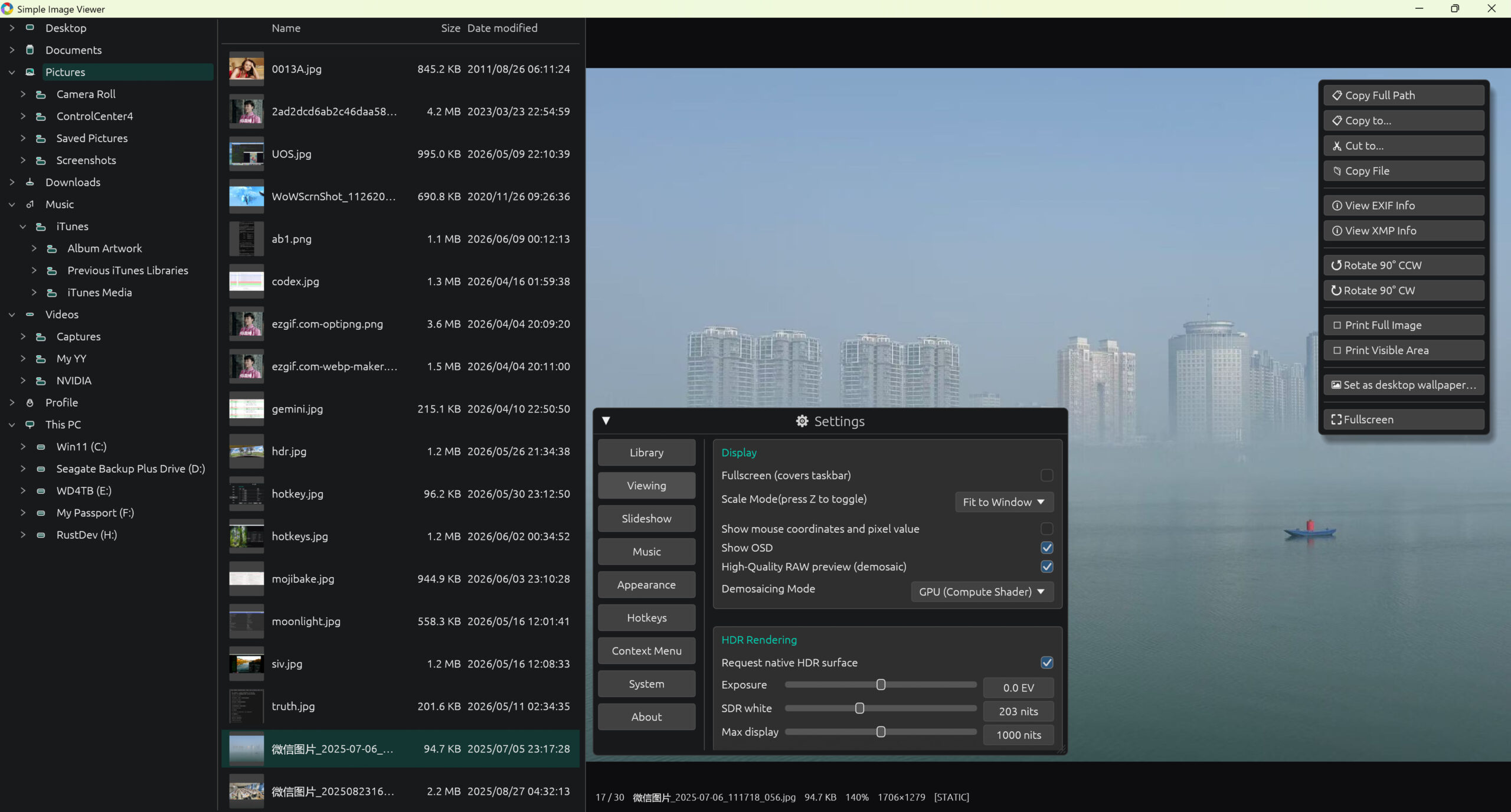 SimpleImageViewer in action