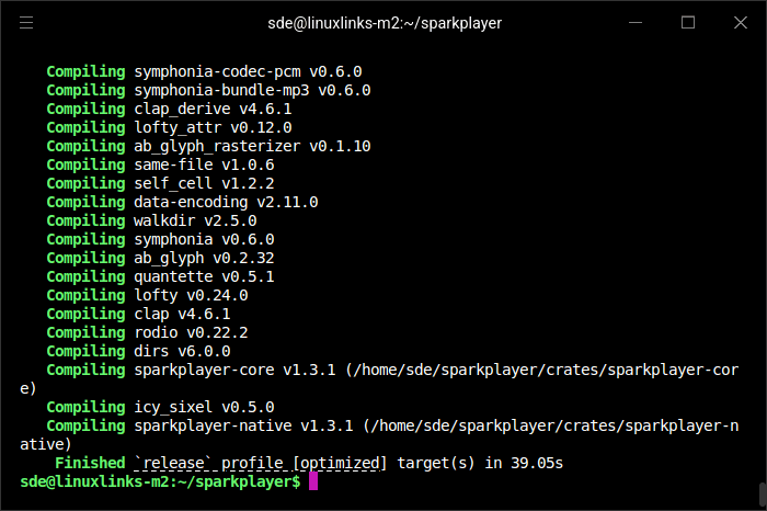 Build SparkPlayer from source