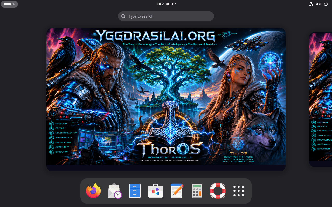 ThorOS desktop