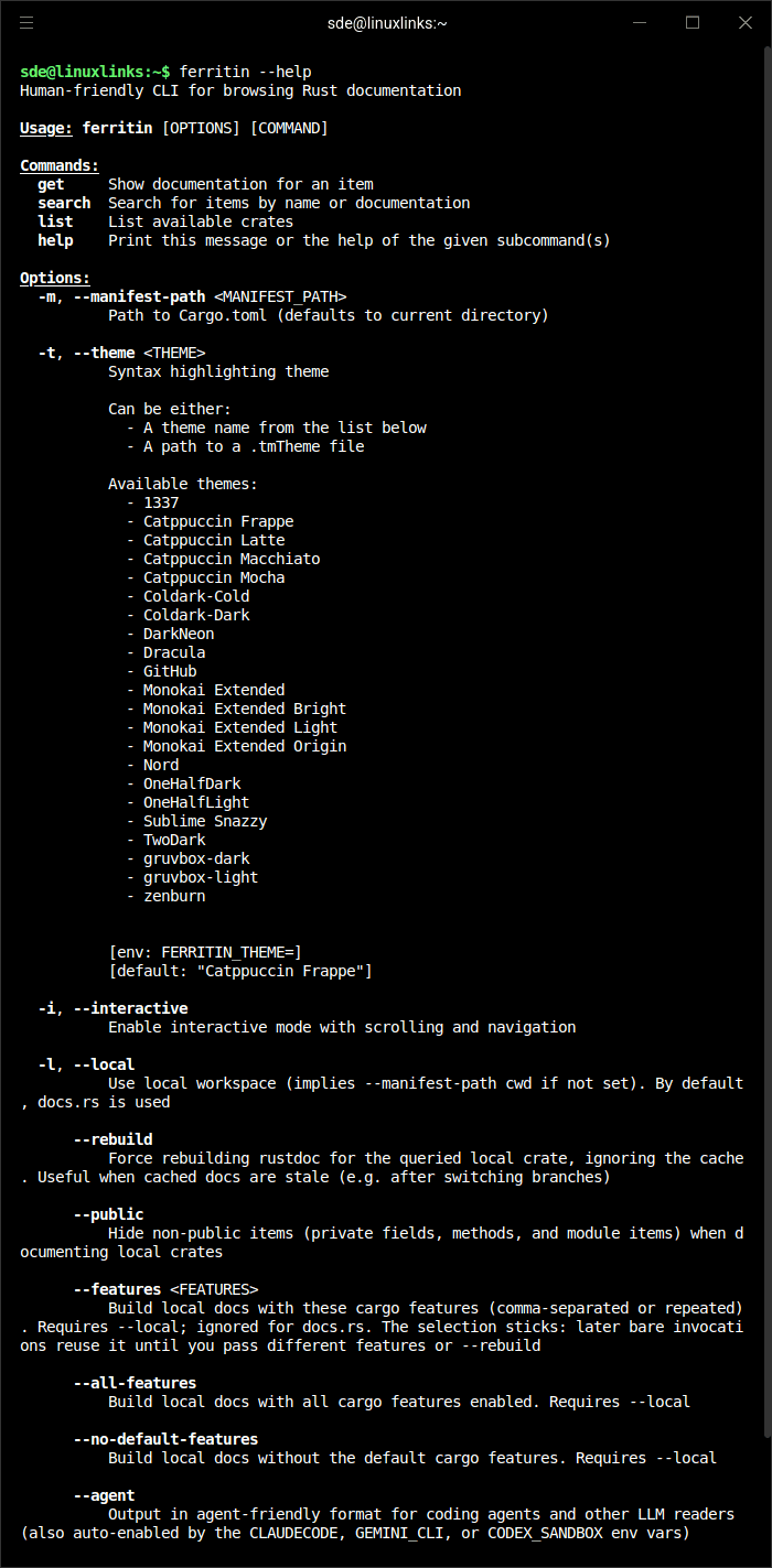 Human-friendly CLI for browsing Rust documentation