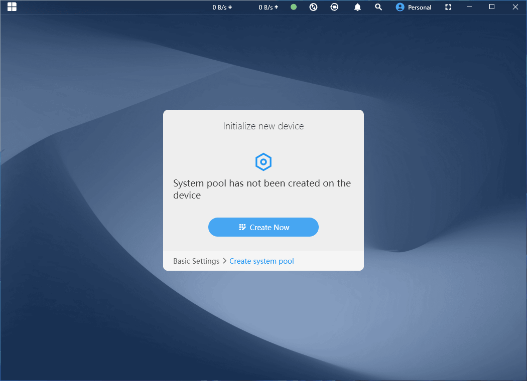 Create System Pool