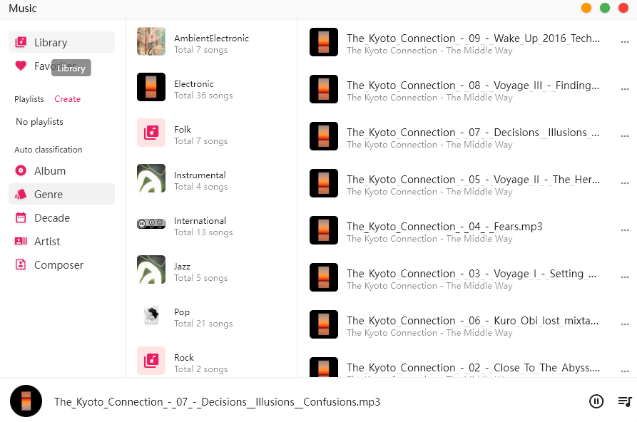Music player