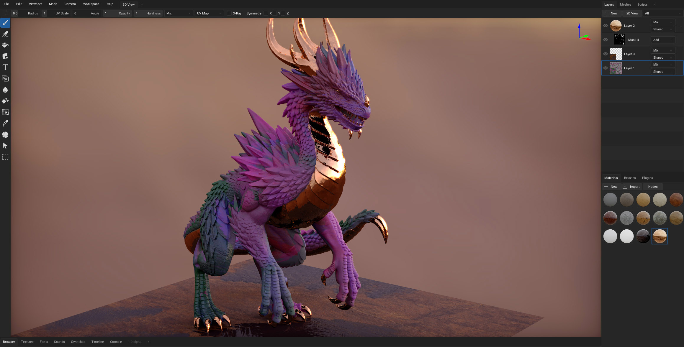 ArmorPaint in action