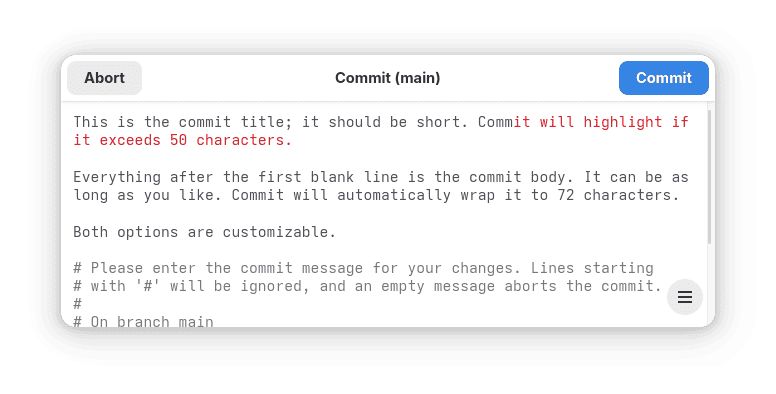 Commit in action