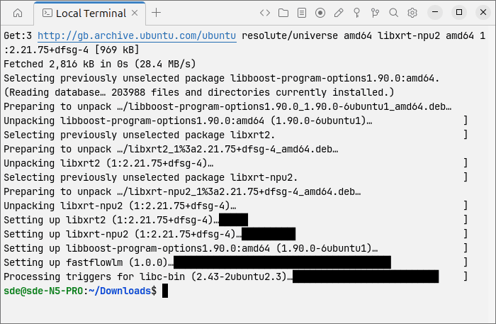 Installing FastFlowLM on Ubuntu 26.04 LTS