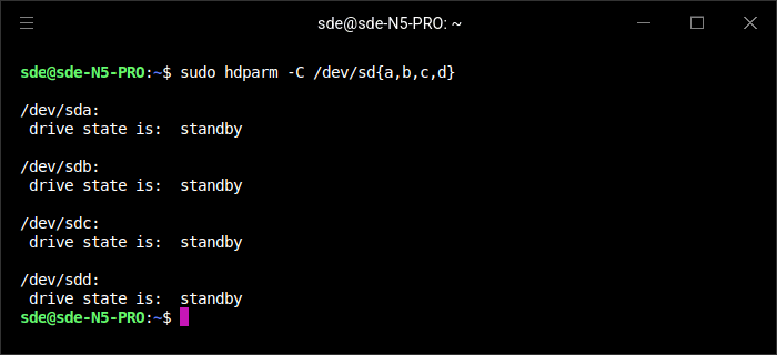 hdparm