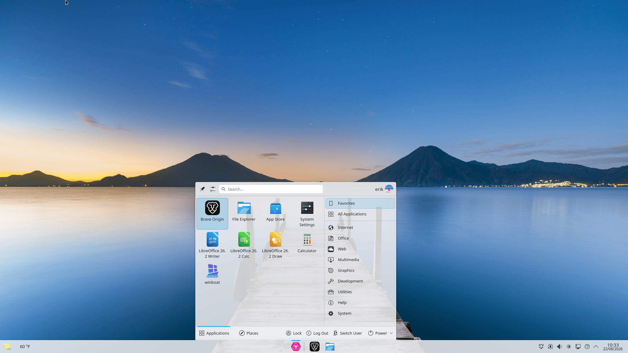 Proton OS desktop