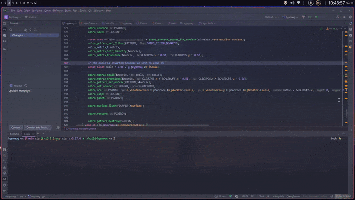 hyprmag in action