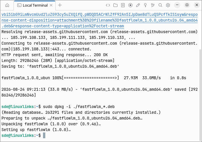 Installing FastFlowLM