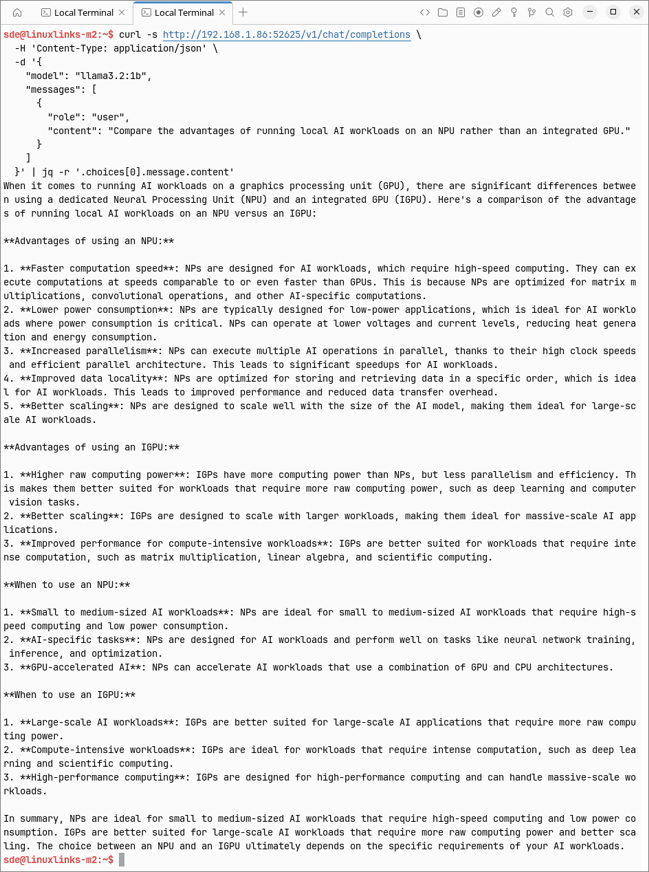 Remote command