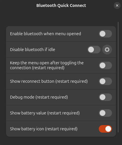 Bluetooth Quick Connect