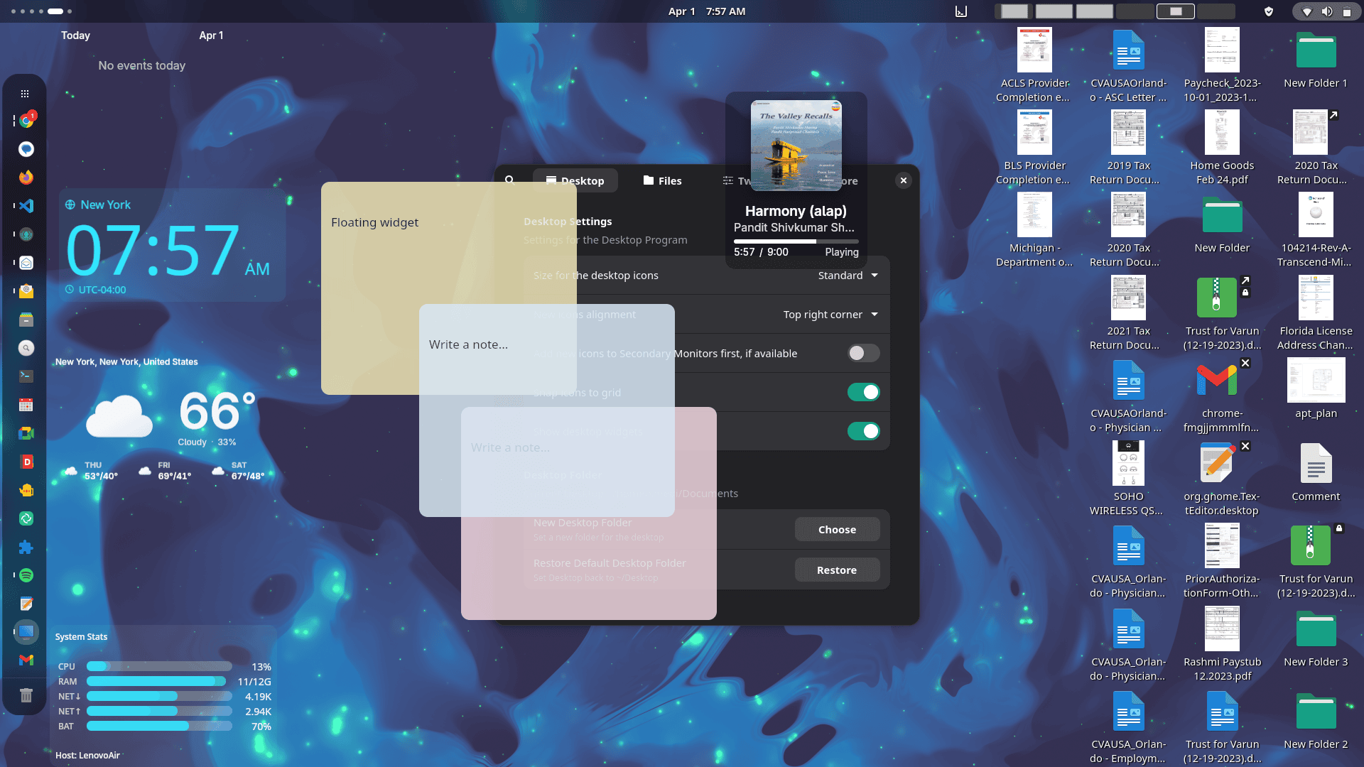 Gtk4 Desktop Icons NG (DING)