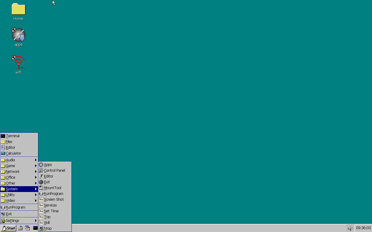 Linux 95 in action