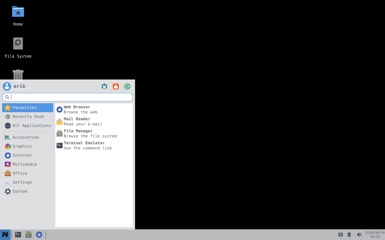 NagisinnraLinux desktop
