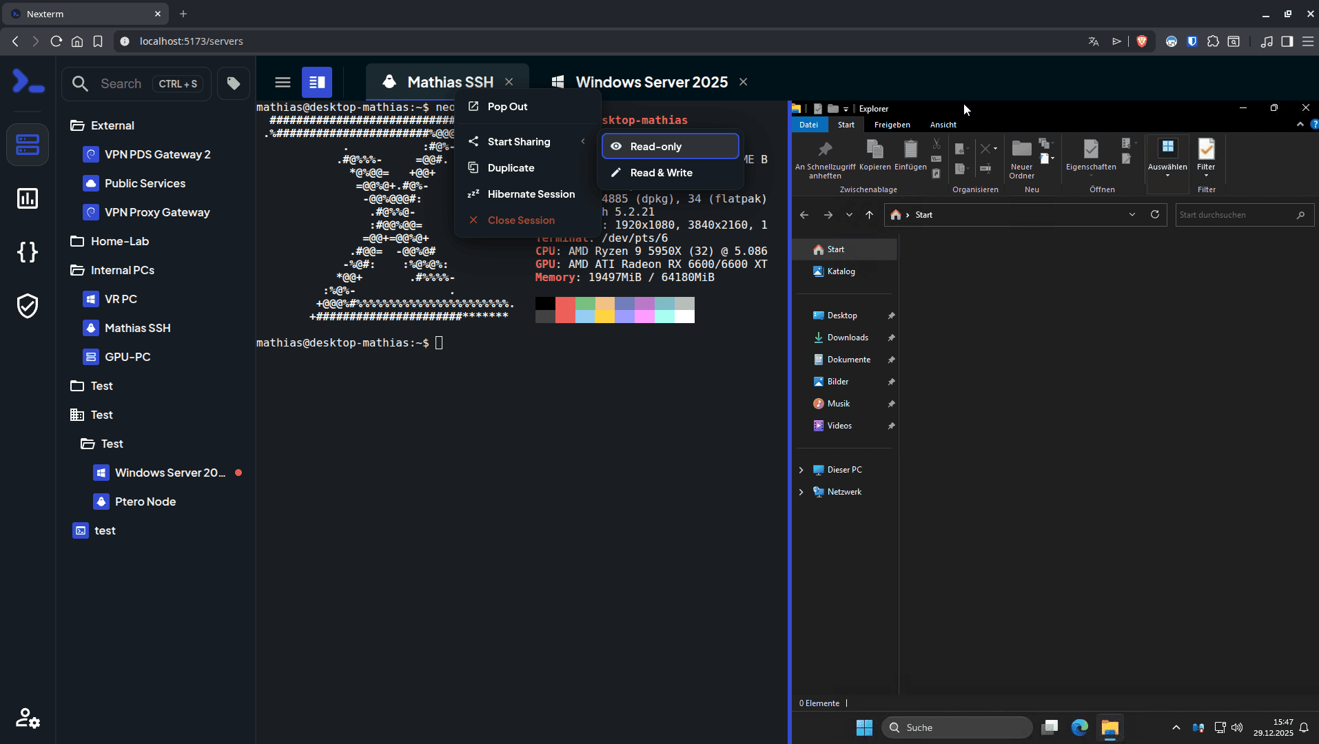 Nexterm in action