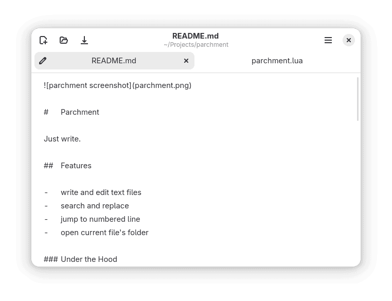 Parchment in action
