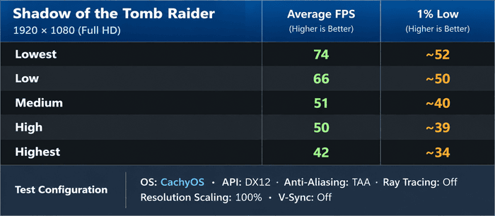 Shadow of the Tomb Raider FPS