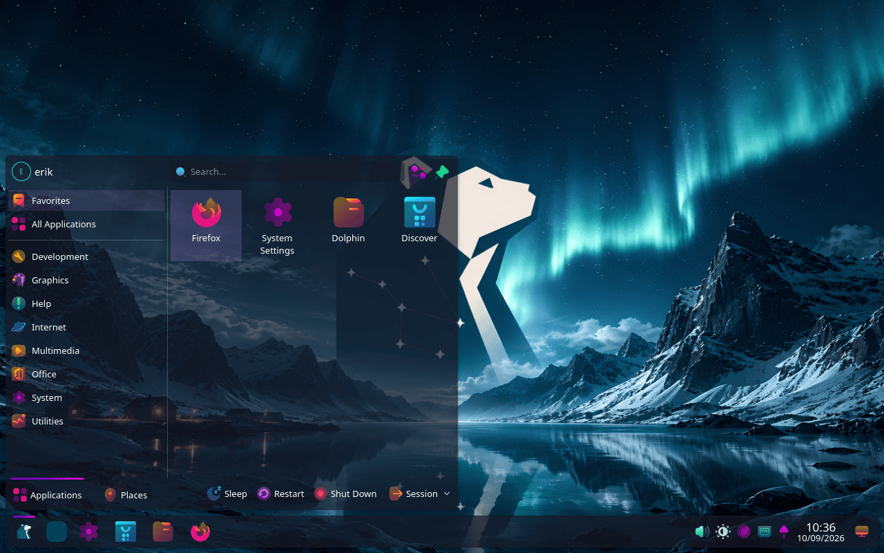UrsaOS desktop