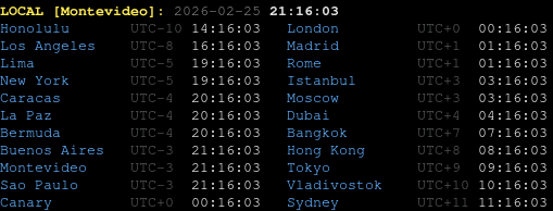 worldclock-tty in action