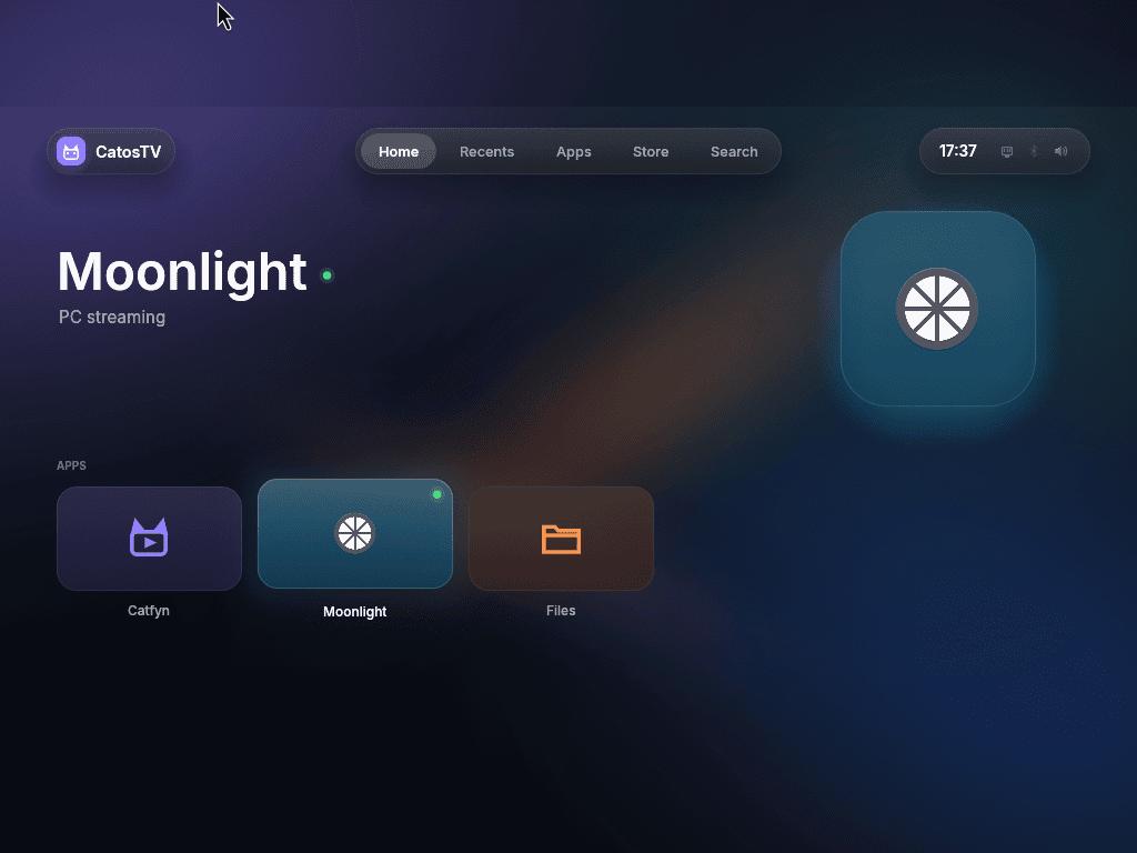 CatosTV desktop