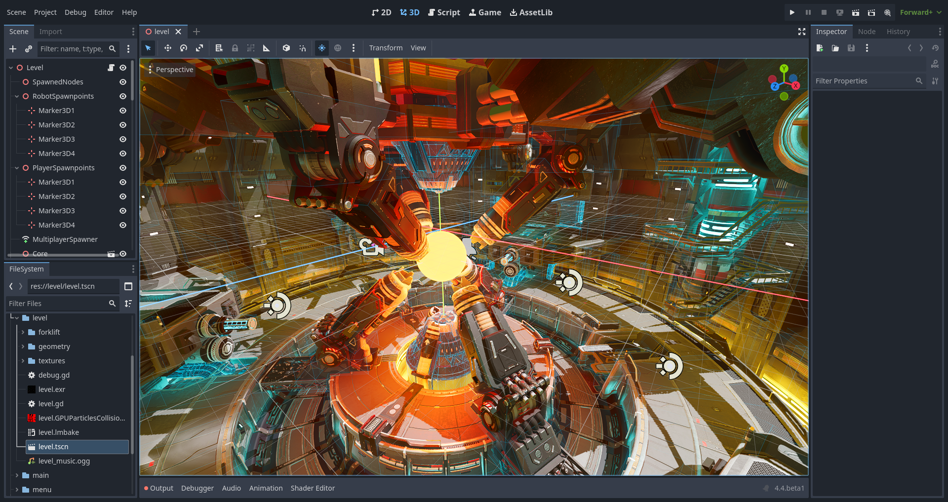 Godot editor