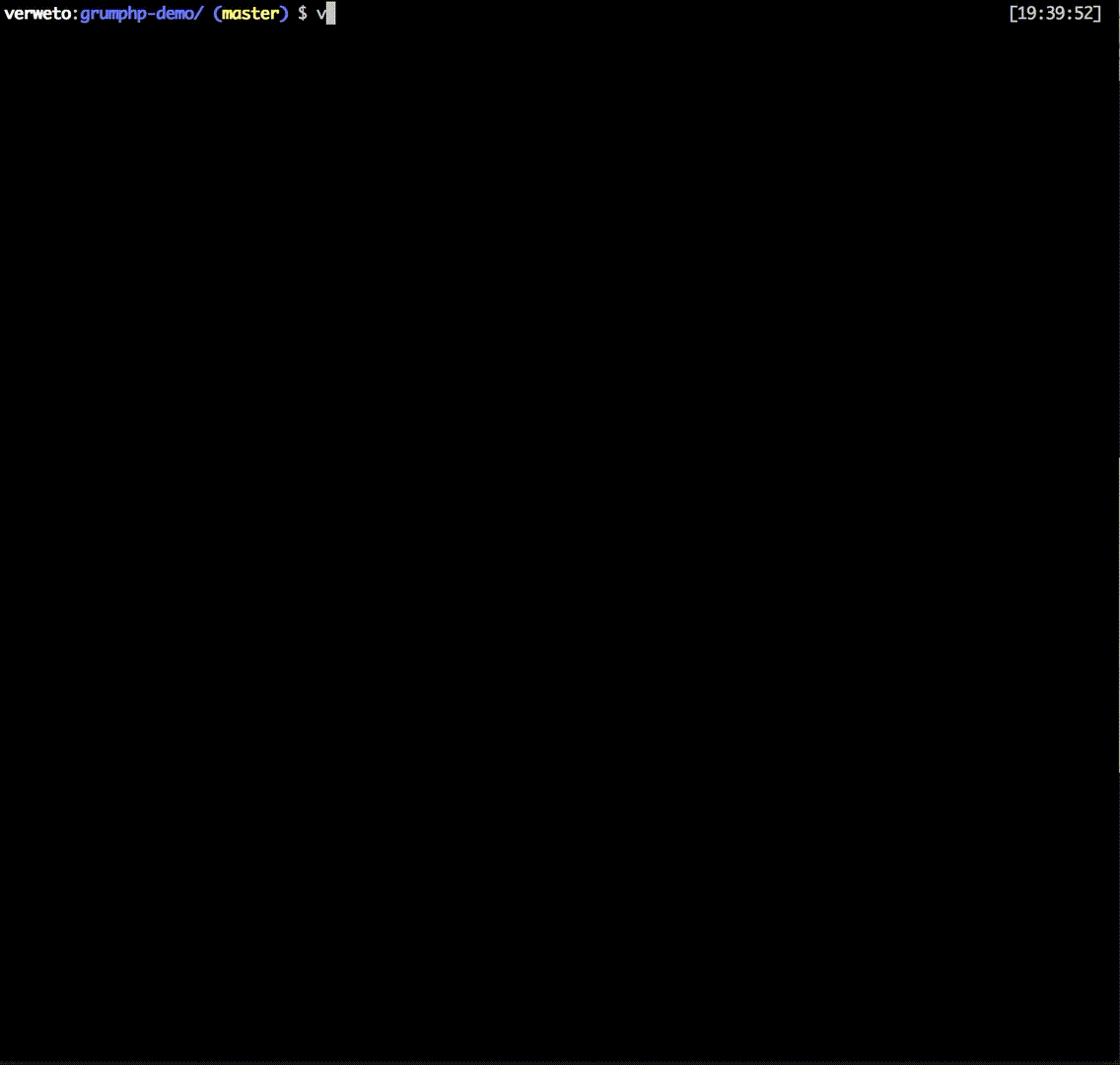 GrumPHP in action