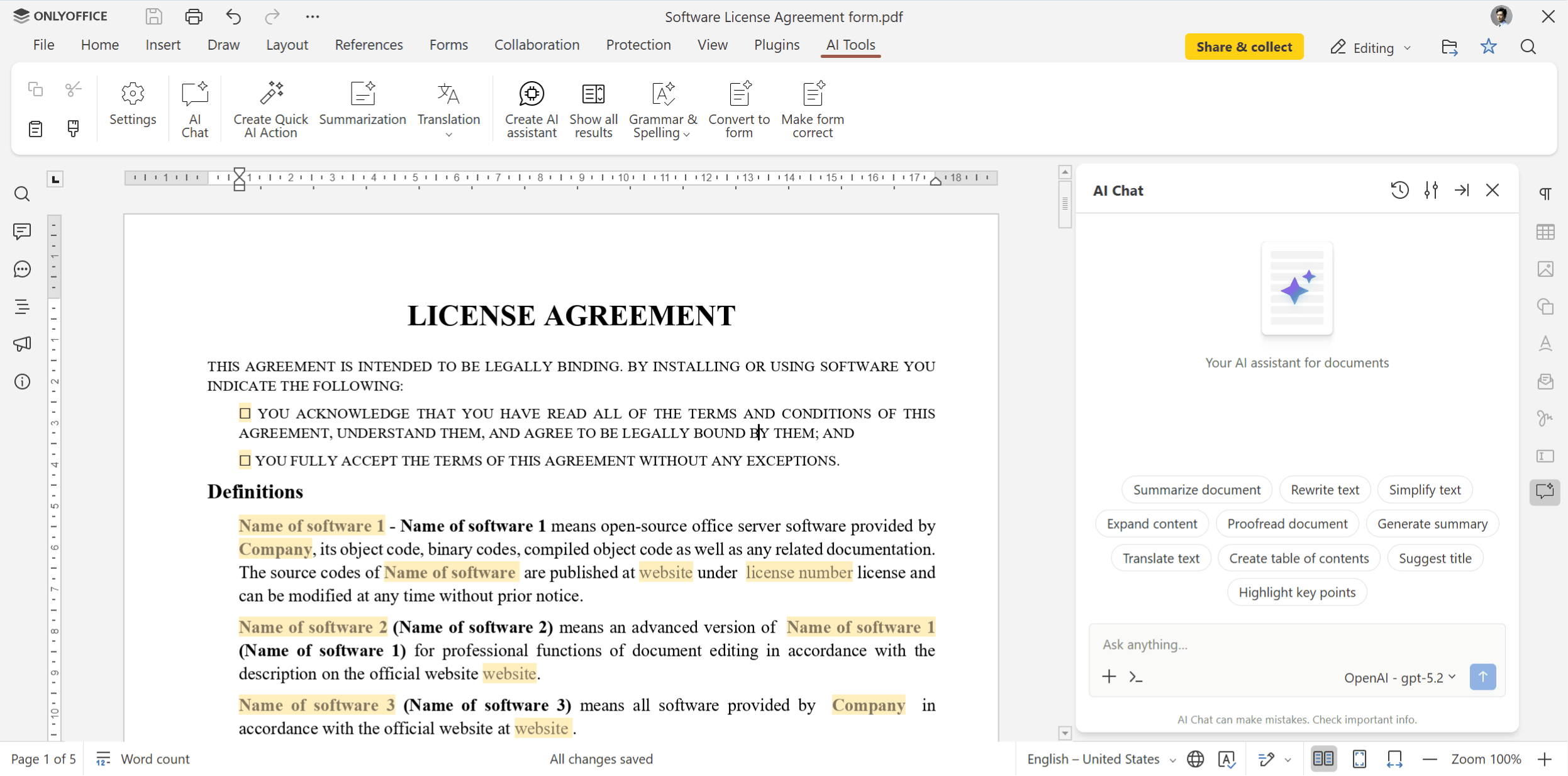 ONLYOFFICE Docs 10.0