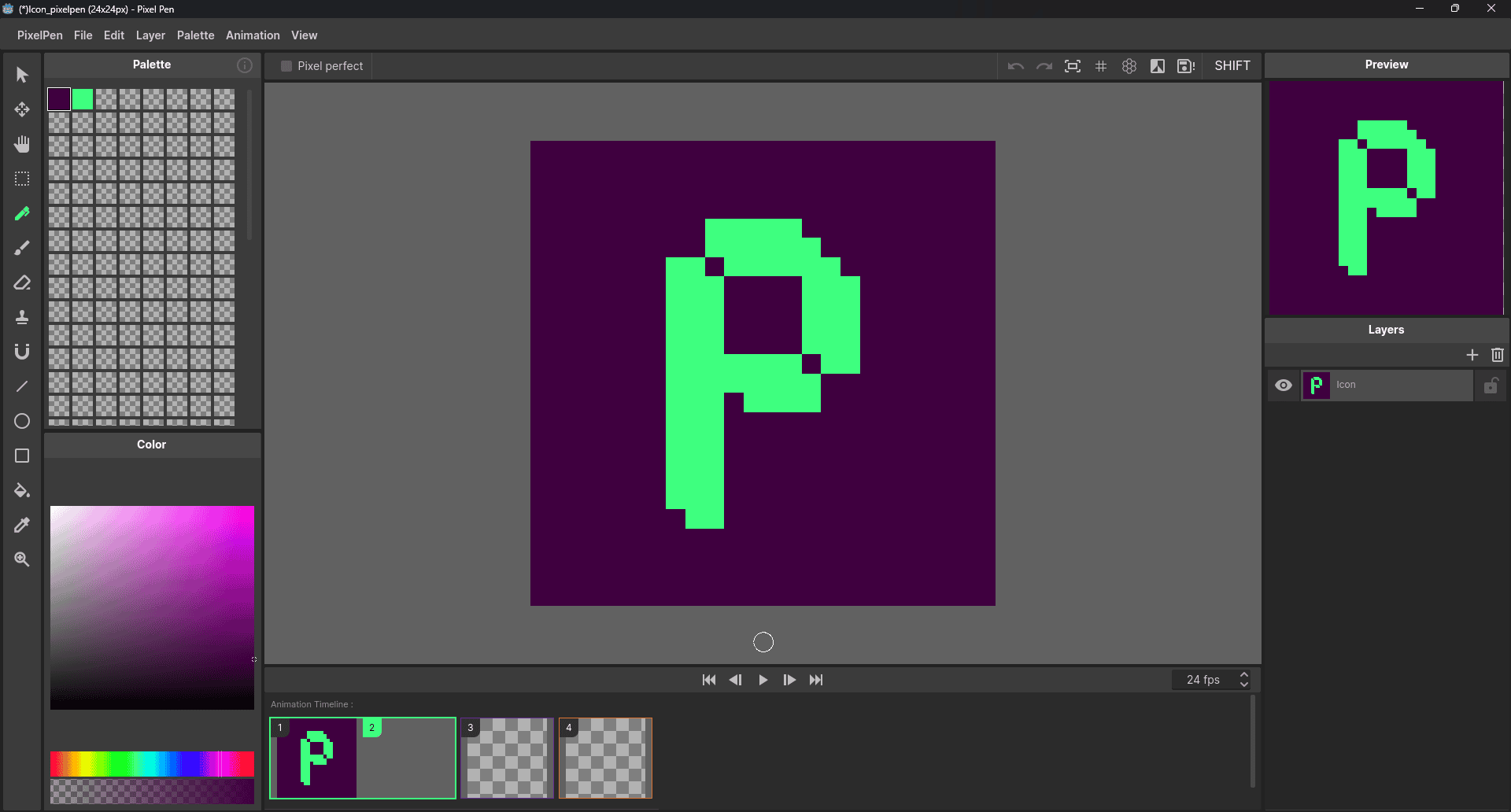 PixelPen in action