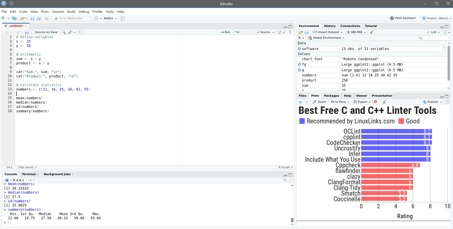 RStudio in action