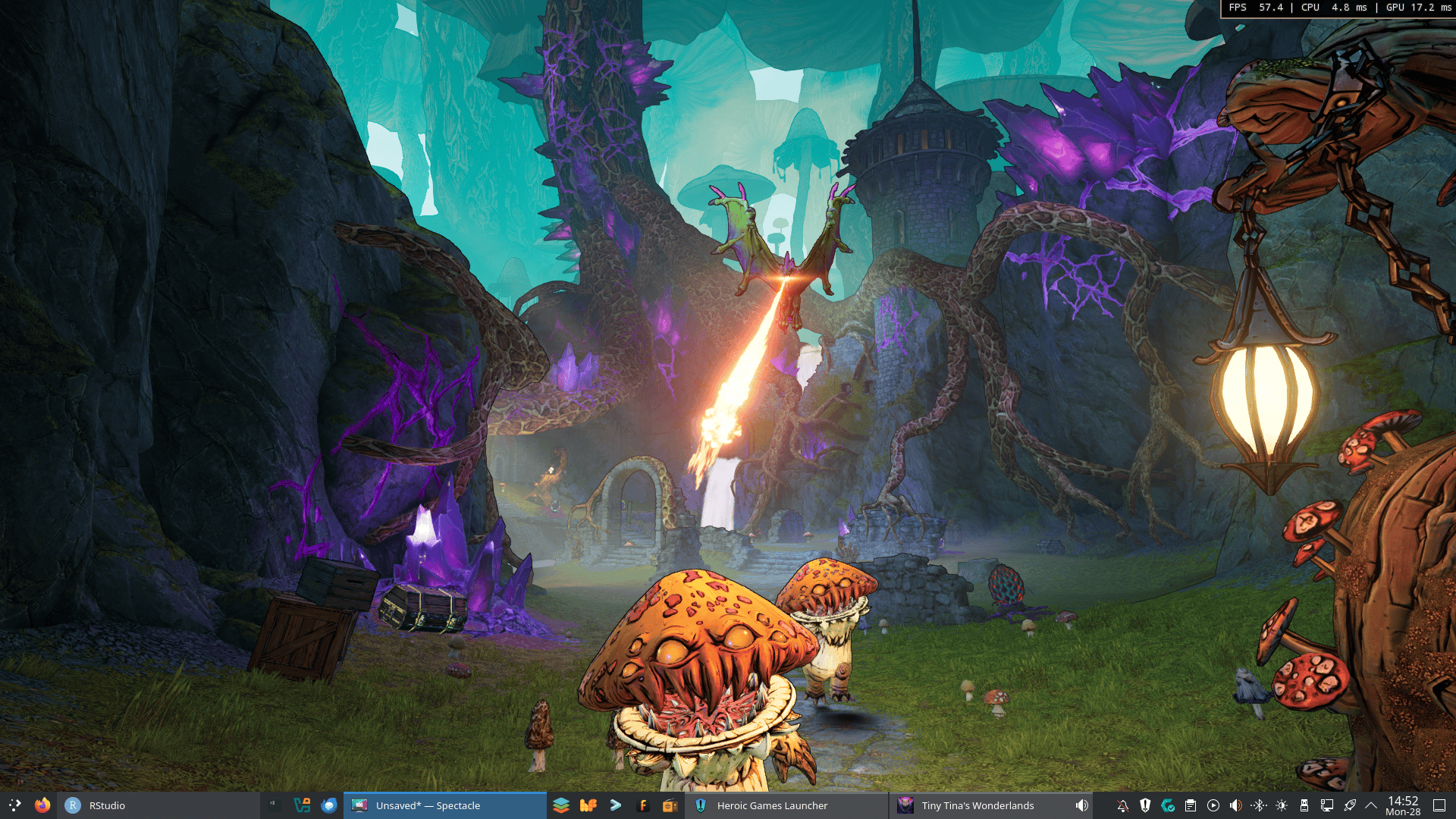 Game in action