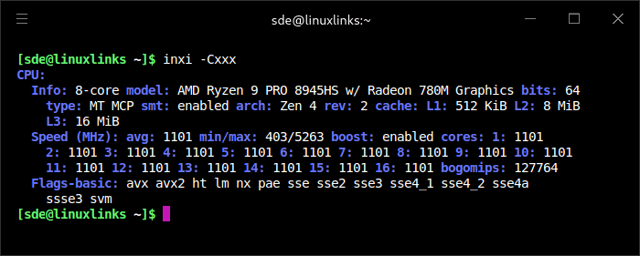 Minisforum UM890 Pro inxi